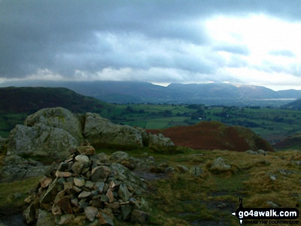 Keswick and Bassenthaite Lake from High Rigg 