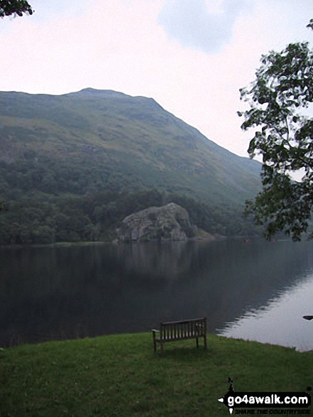 Walk gw114 Llyn Gwynant from Pen y Pass - Gallt y Wenallt from Llyn Gwynant