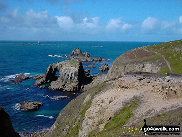 Walk co118 Fire Beacon Point and Grower Rock from Boscastle - On The South West Coast Path, Land's End