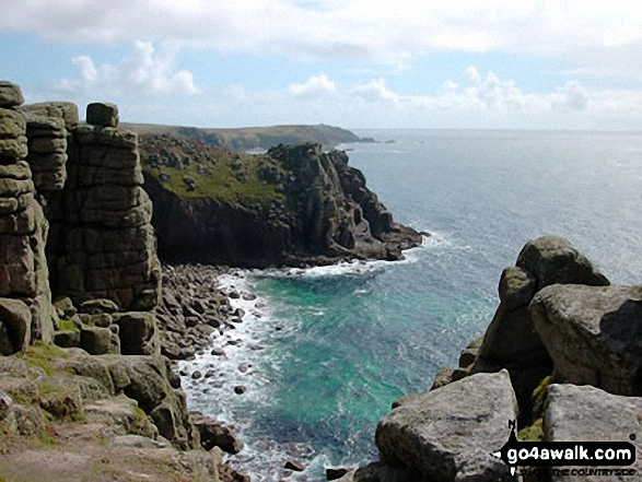 Walk co109 Kelsey Head and Holywell from West Pentire - Views from The South West Coast Path, Land's End