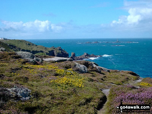 Walk co115 Sennen Cove from Land's End - Carn Kez on The South West Coast Path at Land's End