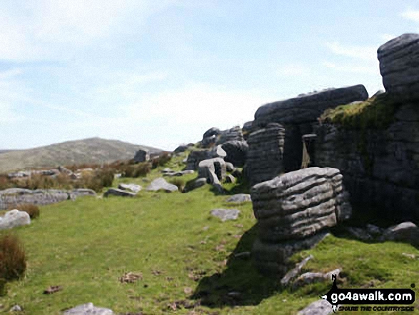 Walk de143 Steeperton Tor and Cosdon Tor from Belstone - Oke Tor