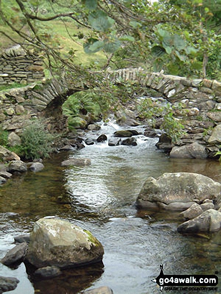 Walk c247 The Fairfield Horseshoe from Ambleside - High Sweden Bridge