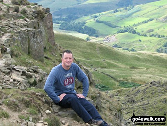 Walk d212 Alport Castles from Fairholmes Car Park, Ladybower Reservoir - Alport Castles