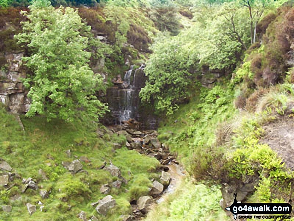 Walk d176 Fairbrook Naze (Kinder Scout) and Mill Hill from Birchin Clough - The River Ashop