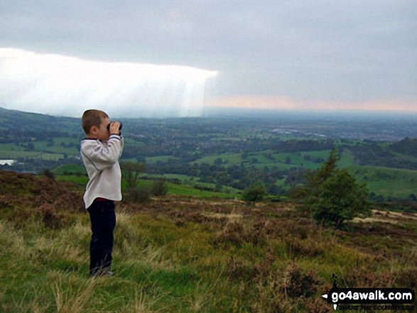 My son Davy at Tegg's Nose, near Macclesfield