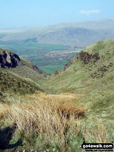 Walk c116 Illgill Head and Whin Rigg from Wasdale Head, Wast Water - Greathall Gill between Irton Pike and Whin Rigg