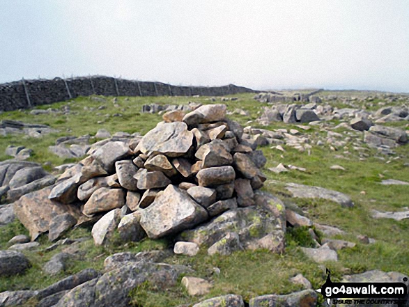 Walk c267 Haycock, Iron Crag, Lank Rigg and Grike from Ennerdale Water - Iron Crag summit cairn