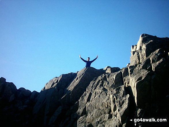 Nearing the top of Scafell Pike