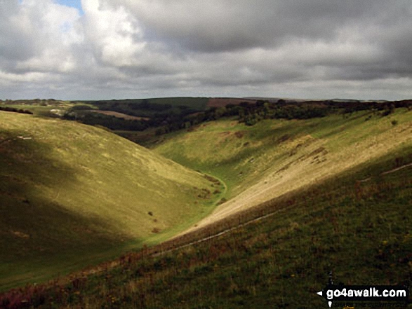 The Devil's Dyke from the South Downs Way 