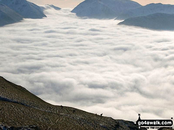 Walk c304 Beda Head and Place Fell from Howtown - Temperature Inversion in Patterdale viewed from Place Fell