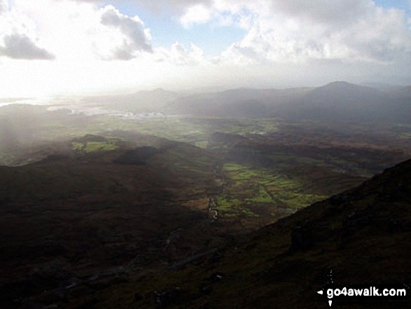 Walk gw200 Moel-yr-hydd, Moelwyn Mawr and Moelwyn Bach from Tanygrisiau - Cwm Croesor from Moelwyn Mawr