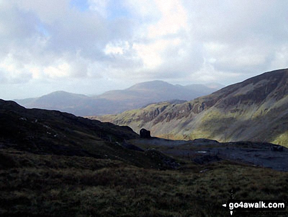 Walk gw261 Rhosydd Quarry from Croseor - Croesor Quarry