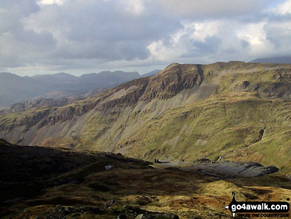 Walk gw224 Cnicht, Hafod-yr-Hydd and Moelwyn Mawr from Croesor - Cnicht and Rhosydd Quarry from Moel-yr-hydd