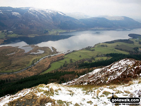 Walk c327 Dodd (Skiddaw) from Dodd Wood - Bassenthwaite Lake from Dodd (Skiddaw) Summit