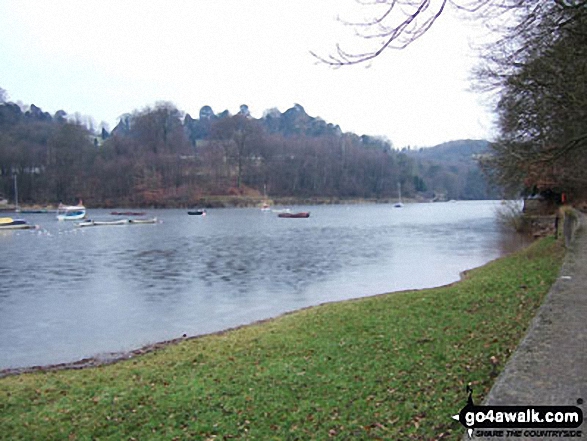 Walk s249 Gun (Staffordshire) from Rudyard Reservoir - Rudyard Reservoir