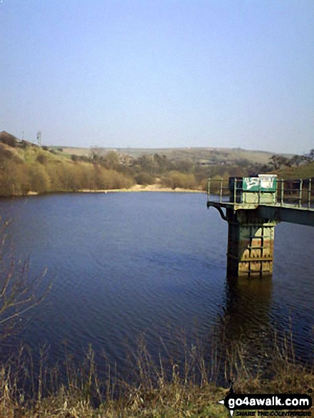 Walk l109 Gorple Stones and Extwistle Moor from Worsthorne - Lee Green Reservoir