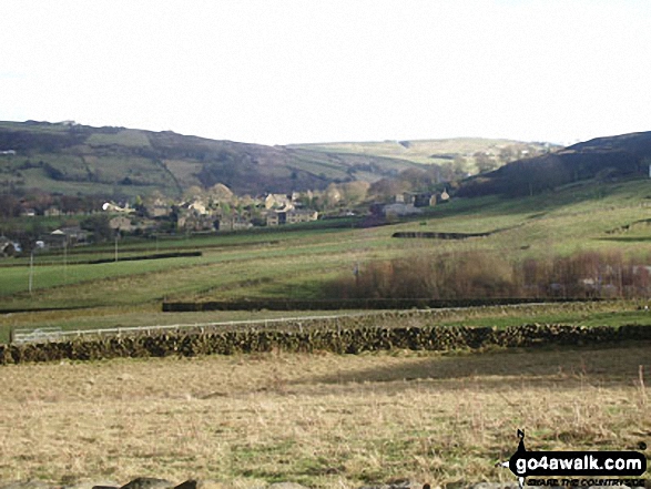 Oxenhope Moor from the Bronte Way near Sunny Bank 