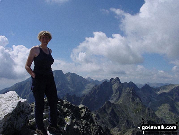 Me on Ladovy Stit in The High Tatras near Stary Smokovec Slovakia