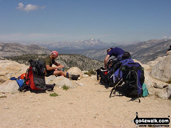 Garry McCowatt on Silver Pass in The Sierra Nevada Mountains California USA