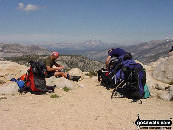 Garry McCowatt on Silver Pass in The Sierra Nevada Mountains California USA