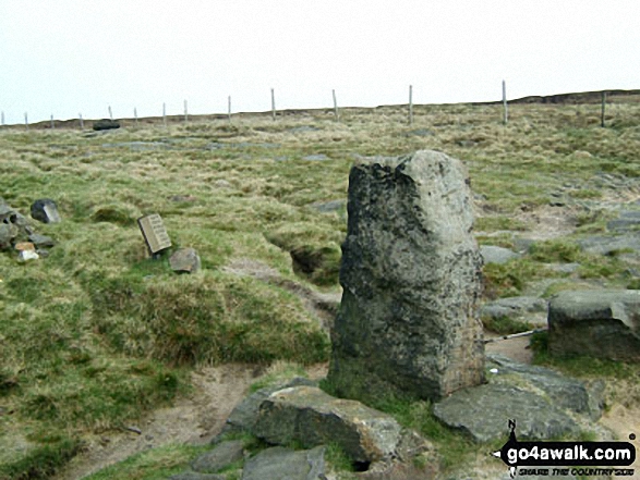 The Aiggin Stone on Blackstone Edge 