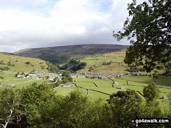 Walk Blea Barf walking UK Mountains in The Northern Dales The Yorkshire Dales National Park North Yorkshire, England