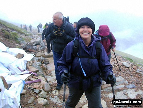 Walk h137 Ben Nevis and Carn Mor Dearg from Achintee, Fort William - Climbing Ben Nevis