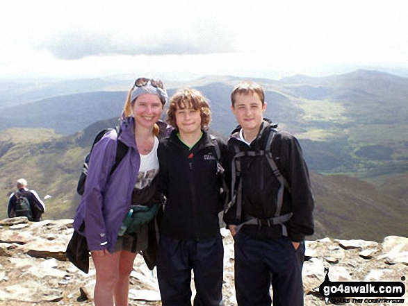 Walk gw117 Snowdon and Yr Aran via The Watkin Path from Bathania, Nantgwynant - Our family walk up Snowdon!