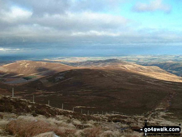 Scald Hill, Broadhope Hill and Cold Law from The Cheviot