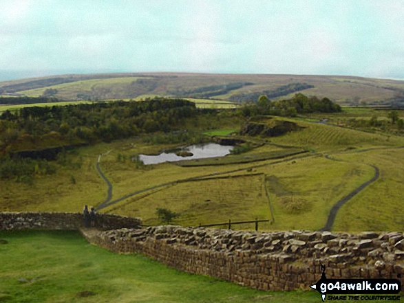 Crag Lough seen from Hadrian's Wall 