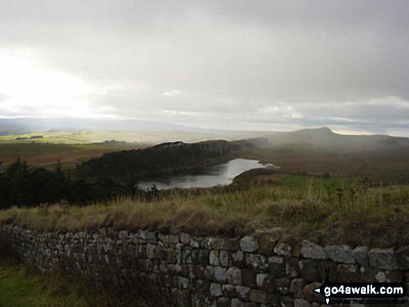 Walk n100 Hadrian's Wall and Vindolanda from Housesteads - Crag Lough from Hadrian's Wall