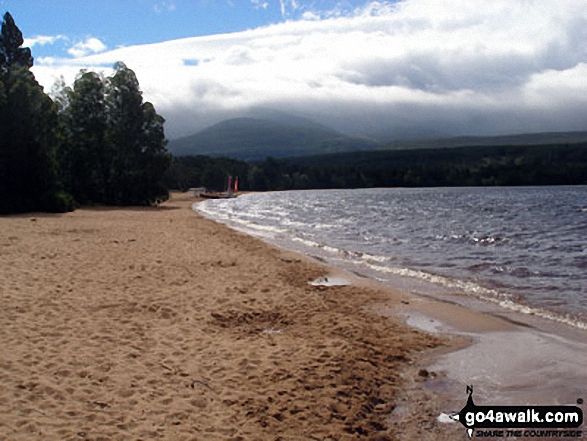 Loch Morlich with Cairn Gorm beyond 