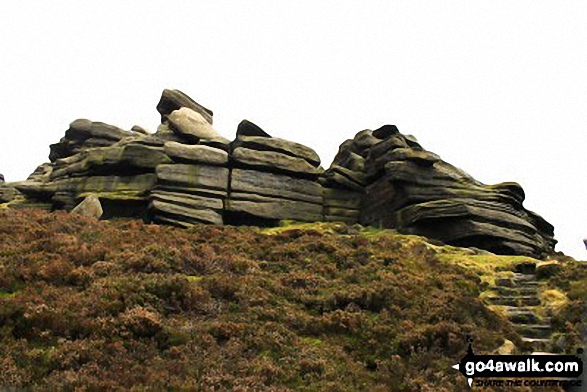 Walk d260 Back Tor from Fairholmes Car Park, Ladybower Reservoir - Back Tor (Derwent Edge)