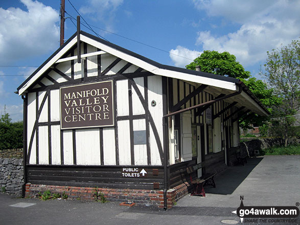 Walk s115 Brund from Hulme End - The former railway station at Hulme End - now The Manifold Valley Visitor Centre