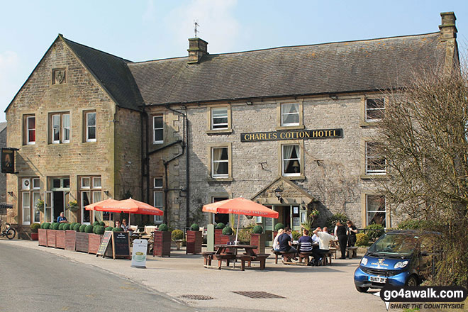 Walk d318 Beresford Dale, Alstonefield and Wolfescote Dale from Hartington - The Charles Cotton Hotel, Hartington