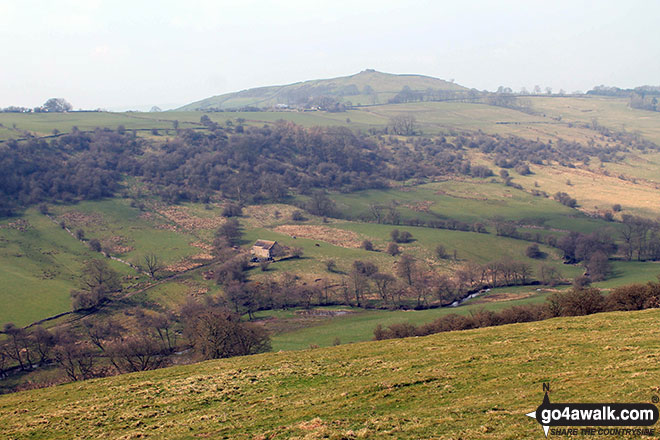 Walk d329 Pilsbury Castle Hills and Carder Low from Hartington - Sheen Hill from Carder Low