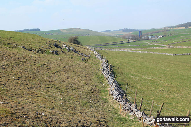 Walk d225 Sheen, The Manifold Valley, Longnor and Pilsbury Castle Hills from Hartington - Upper Dove Dale from near Darley Farm