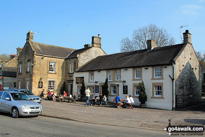 Walk d318 Beresford Dale, Alstonefield and Wolfescote Dale from Hartington - The Devonshire Arms, Hartington