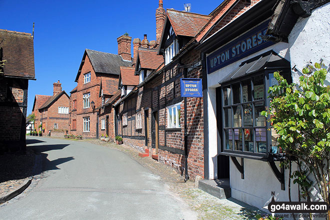 Walk ch161 Great Budworth from Arley Hall - Great Budworth village stores