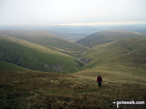 Walk c284 Great Sca Fell and High Pike from Fell Side - Climbing Great Sca Fell