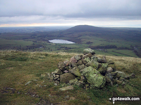 Walk c461 Great Sca Fell and Knott from Over Water - Over Water from the summit cairn on Longlands Fell