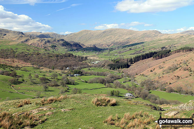 The Kentmere Fells from the summit of High Knott (Williamson's Monument)