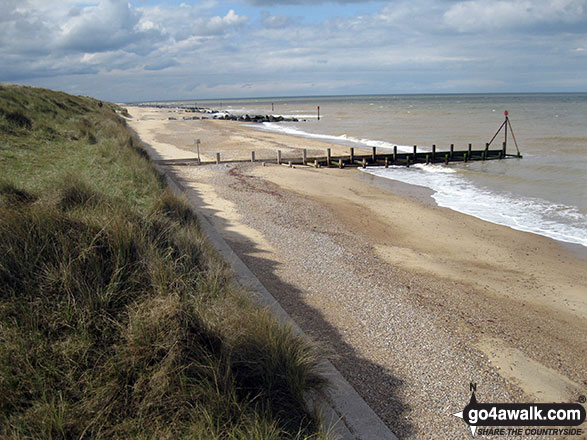 Walk nf145 Horsey from Winterton-on-Sea - Winterton Dunes National Nature Reserve