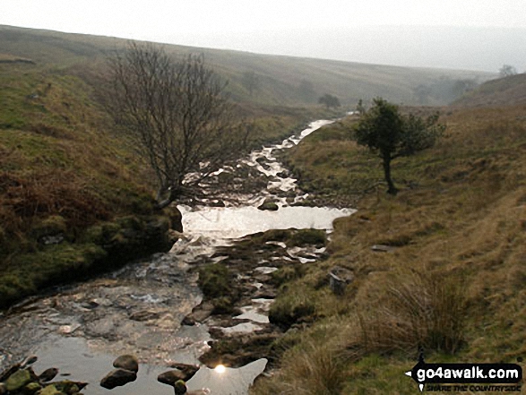 Walk c434 Cold Fell Pike (Geltsdale) and Old Water Bridge from Clesketts - Old Water