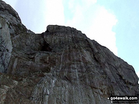 View from The Climbers' Traverse below Bow Fell (Bowfell)