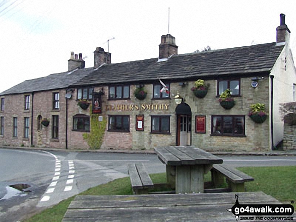 Walk ch223 Tegg's Nose from Langley - The Leather Smithy, Ridgegate Reservoir