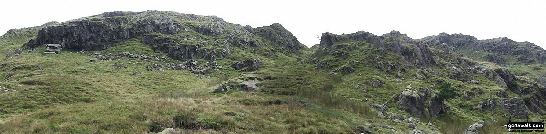 Walk c218 Ullscarf and High Raise from Thirlmere - Broadstone Head