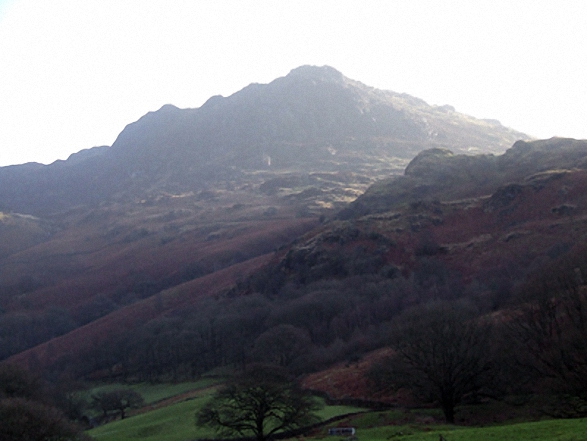 Walk c166 The Scafell Masiff from Wha House Farm, Eskdale - Harter Fell (Eskdale) from Eskdale