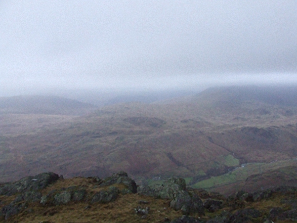 Walk c288 Harter Fell (Eskdale) from Jubilee Bridge, Eskdale - The view from Harter Fell (Eskdale) summit